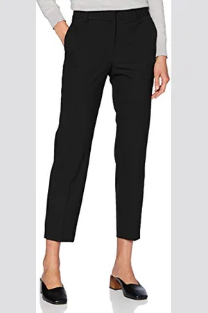 SELECTED NOS SLFRIA MW Cropped Pant Black Noos Pantaloni, , 38 Donna