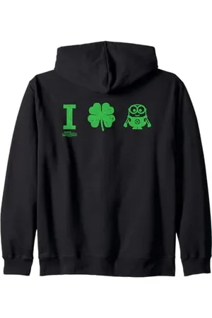 Minions Four-Leaf Clover St Patty’s Day Felpa con Cappuccio