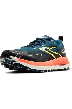 Brooks Cascadia 18, Sneaker Uomo, Black Blue Wash Orange, 40 EU