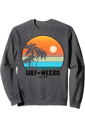 Gulf of Mexico Forever Retro Beach Tee Store Gulf of Mexico Since 1550 Retro Vintage Beach Gulf of Mexico Felpa