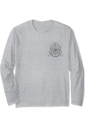 Harry Potter Hogwarts Badge Wands Maglia a Manica