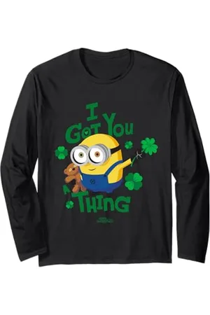 Minions Bob and Tim I Got You a Thing St Patty’s Day Maglia a Manica