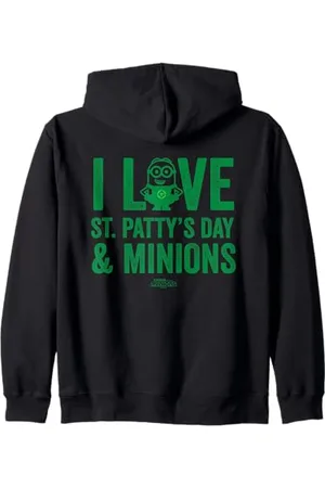 Minions I Love St Patty’s Day Felpa con Cappuccio