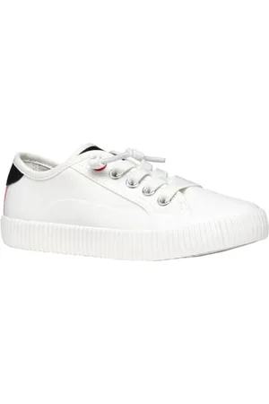Geox J TIPPESTE Girl A, Scarpe da Ginnastica, White/Red, 33 EU