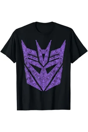 TRANSFORMERS Decepticons Purple Detailed Logo Maglietta