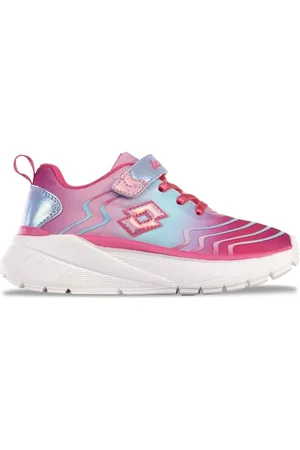 Lotto Swervetiv K, Scarpe da Ginnastica, Rosa/Multicolore, 26 EU