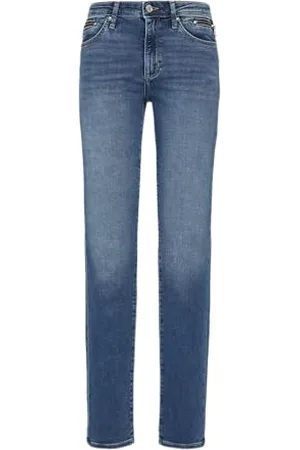 QS by s.Oliver 2162227 Jeans Pantaloni Betsy Slim Fit, , 42W x 32L Donna