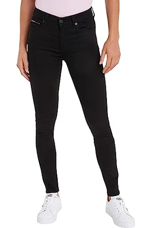 Tommy Hilfiger Jeans Donna Nora Mr Skny Elasticizzati, Nero (Staten Black Stretch), 24W / 28L