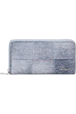 Desigual Mone_Yoko Pu Denim Fi, Portafoglio Bi-Fold Donne, , 0
