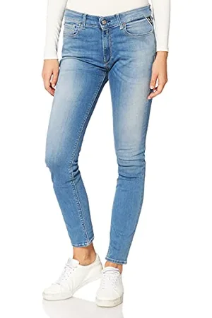 Replay New Luz Powerstretch Denim, Jeans Skinny, Donna, (Light Blue 10), 23W / 32L