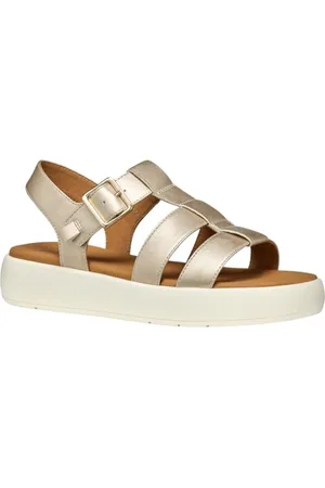 Geox D CAMALEI B, Sandalo Piatto Donna, , 41 EU