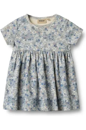 WHEAT Mädchen Jersey Kleid Sommerkleid S/S Nova GOTS Zertifiziert Vestito da Gioco, , 92 Bambina