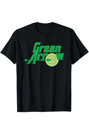 DC Comics Originals Green Arrow Text Logo Maglietta