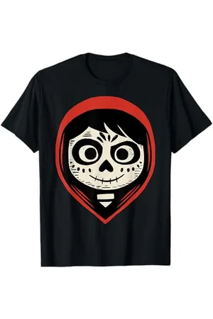 Disney Pixar Coco Miguel Sugar Skull Portrait Maglietta