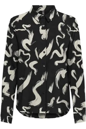 ONLY Onlnova Life Elite L/S Lynne-Maglietta Camicia da Donna