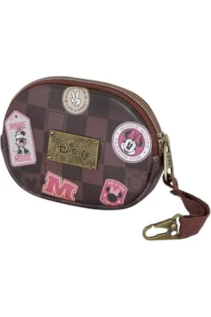 Disney Minni Mouse Journey-Portamonete Pill, Marrone, 12 x 8,5 cm