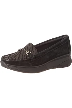 IGI&CO Donna Maia, Mocassino, Nero (Black DMJ), 38 EU
