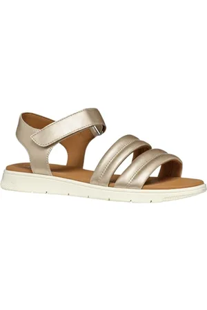 Geox D DANDRA C, Sandalo Piatto Donna, , 35 EU
