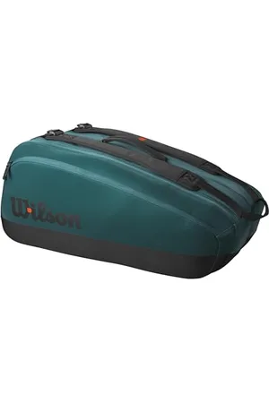 Wilson Blade V9 Super Tour - Borse per racchette da tennis, colore: Verde/Nero, , Holds up to 9 Rackets, Borsa per racchette