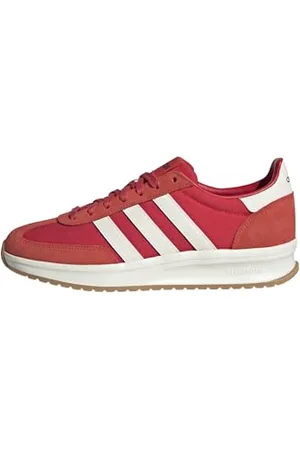 adidas Run 70S 2.0 Shoes, Scarpe Uomo, Pure Ruby/off White/Semi Lucid Red, 39 1/3 EU