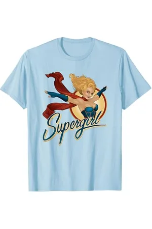 DC Comics Originals Justice League Bombshell Supergirl Badge Maglietta