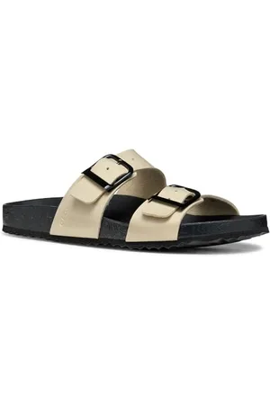 Geox D BRIONIA R M, Sandalo Piatto Donna, , 35 EU