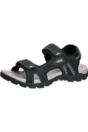 LICO Lealman V, Sandali Unisex-Adulto, Nero/Grigio, 39 EU