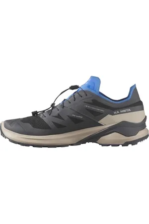 Salomon XA META GORE-TEX MADE IN FRANCE, Scarpe da trekking Uomo, Black / Oxford Tan / French Blue, 48 EU