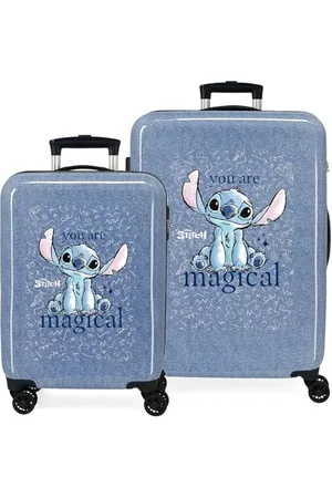 Disney Joumma Stitch You Are Magical Set di valigie 55/65 cm Rigido 6 kg Chiusura a combinazione laterale ABS 6 kg 91L Bagaglio a mano, , Taglia unica, Set di valigie