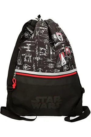 STAR WARS Space Mission Zaino Sacco con cerniera nera 35 x 46 cm Poliestere