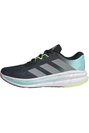 adidas Questar 3 Running Shoes, Scarpe da Corsa Uomo, Core Black/Halo Silver/Flash Aqua, 40 2/3 EU