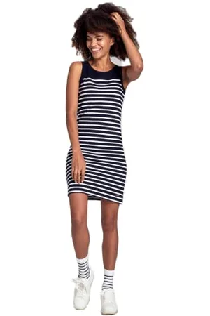 Armor.lux Armor Lux Robe Débardeur Belle ILE Femme Vestito, (Bi8 Rich Navy/Blanc Bi8), 50 (Taglia Produttore: 5) Donna