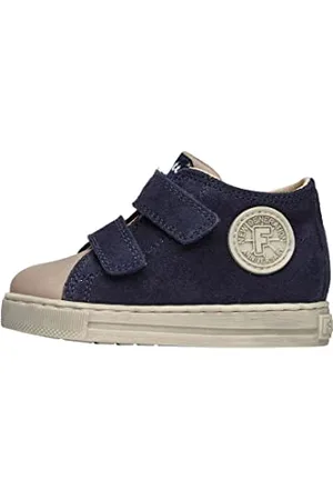 Falcotto Michael-Sneakers in Pelle e Suede-Grigio Blu 18