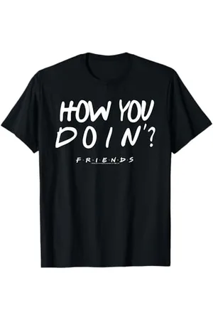Friends How You Doin? Black Maglietta