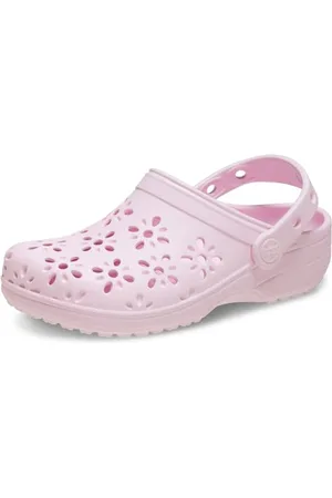 Crocs Classic Floral Cut out Clog T, Zoccoli Unisex - Bambini e Ragazzi, , 23/24 EU