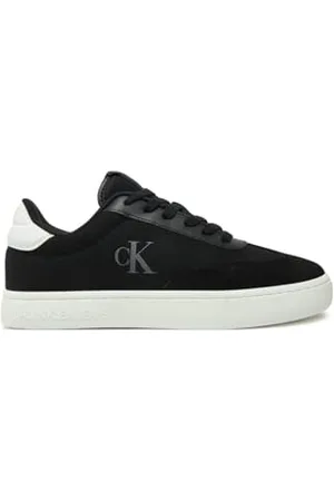 Calvin Klein Uomo Sneakers con Suola Preformata Classic Mix Profilo Basso, Nero (Black/Bright White), 46