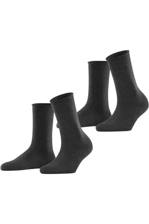 ESPRIT Basic Pure Multipack W So cotone tinta unita confezione di 2 paia, Calzini Donna, , 35-38