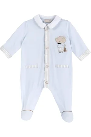 chicco Tutina Neonato, in Morbido e Leggero Cotone, con Comoda Apertura Frontale ed Entrogamba, Ideale per la Primavera e l