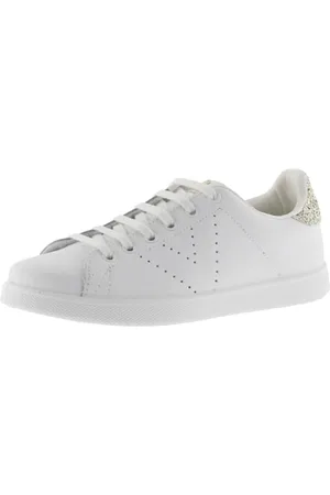 victoria Sneaker Tenis Pelle & Retro Glitterato & Logo Traforato 1125104 per Donna 37