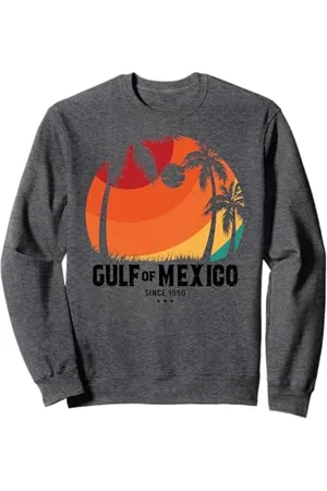Gulf of Mexico Forever Retro Beach Tee Store Gulf of Mexico Since 1550 Retro Vintage Beach Gulf of Mexico Felpa