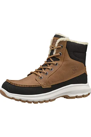 Helly Hansen Garibaldi V3, Stivali invernali Uomo, Marrone New Wheat Black, 46 EU