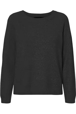 VERO MODA Vmdoffyshine LS O-Neck Blouse Rep Noos Maglione Lavorato a Maglia, , XL Donna