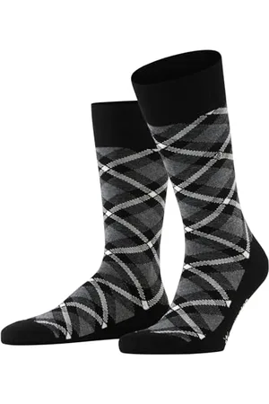 Burlington Tartan M So cotone fantasia 1 paio, Calzini Uomo, , 40-46