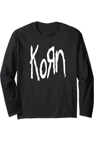 Korn Logo Maglia a Manica Maglia a Manica