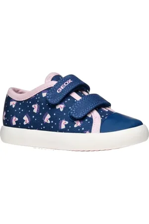 Geox B GISLI Girl B, Scarpe da Ginnastica Bimba 0-24, Avio/Lt Pink, 21 EU