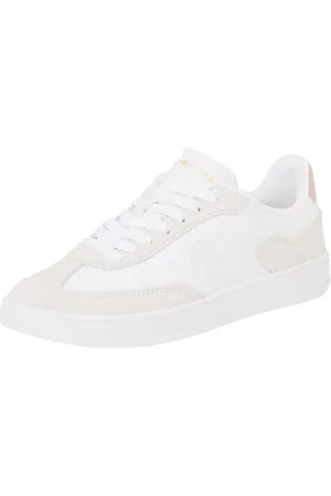 Tommy Hilfiger Donna Sneakers Court Heritage Profilo Basso, (White), 40 EU