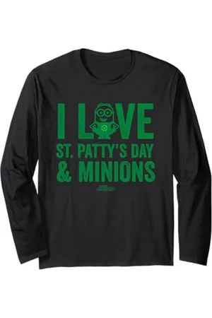 Minions I Love St Patty’s Day Maglia a Manica