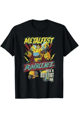 TRANSFORMERS Bumblebee Metalfest Rock N Roll Tour Maglietta