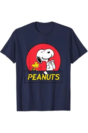 Peanuts Snoopy Woodstock Circle Maglietta