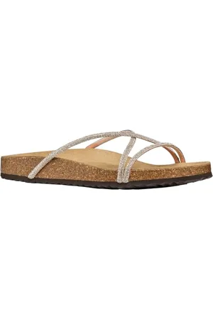 Geox D BRIONIA R B, Sandalo Piatto Donna, , 35 EU